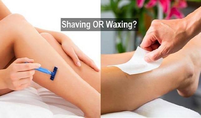 Shaving or waxing