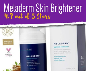 meladerm package - 4.7 star rating