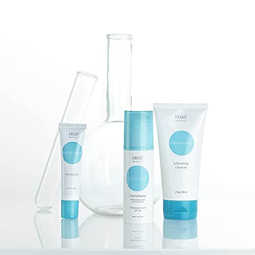 Obagi Medical 360 System, 3 Piece Kit. Includes: Exfoliating Face Cleanser, HydraFactor Broad Spectrum SPF 30 Sunscreen, Retinol Moisturizer Cream for Face. Pack of 1