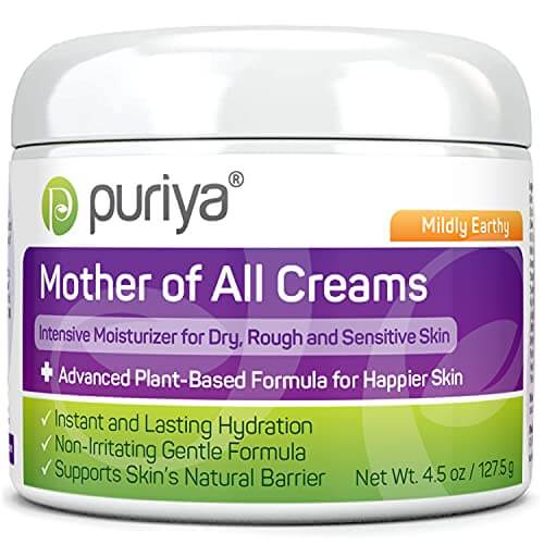 National Eczema Association Accepted Cream, Fast Acting for Dry Itchy and Sensitive Skin, Physician Approved, No Hydrocortisone, Safe for Kids and Adults, Plant Based Mother of All Creams by Puriya