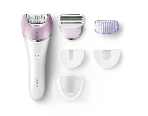 Philips Satinelle Advanced Epilator, Electric Hair Removal, Cordless Wet & Dry Use, (BRE635)